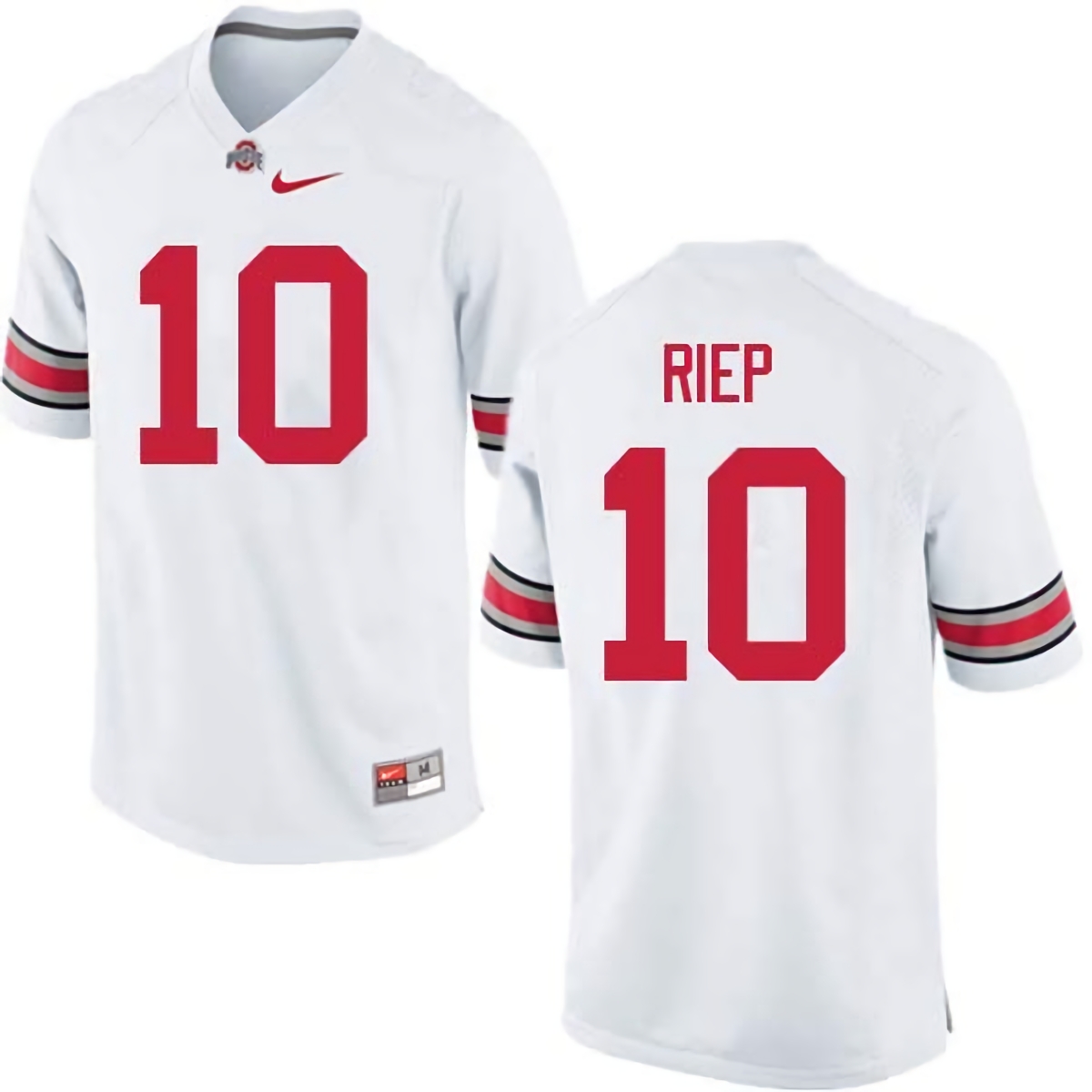 Amir Riep Ohio State Buckeyes Men's NCAA #10 Nike White College Stitched Football Jersey LYH2556TP